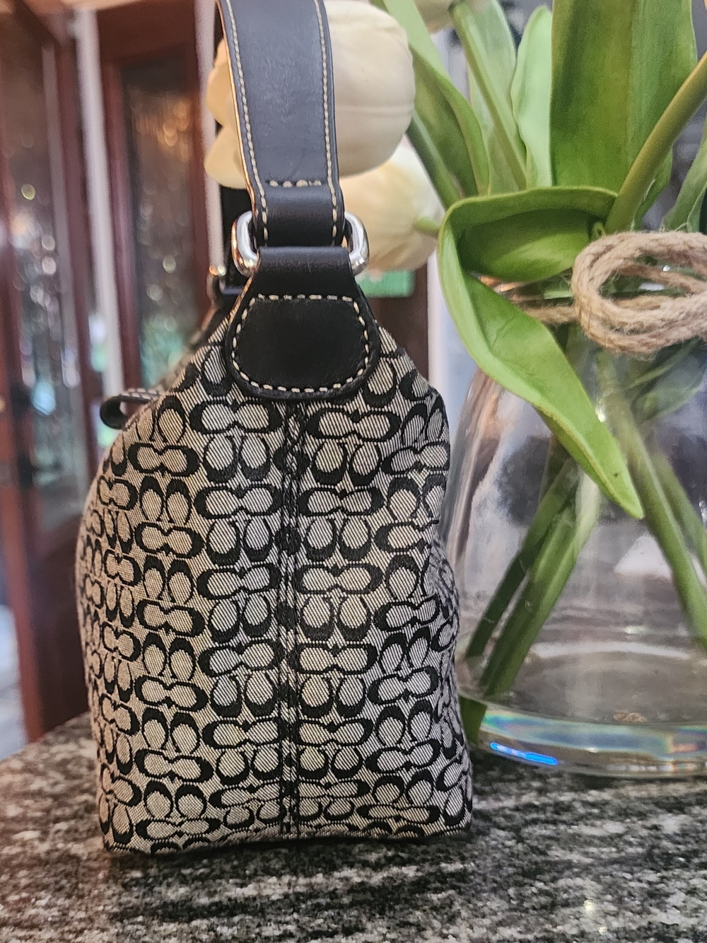 Coach Soho Mini Signature Canvas  Bag - Picture 6 of 12